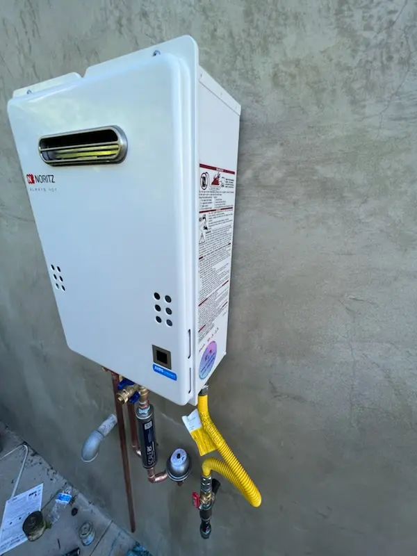 Tankless water heater installation for Evansville homes