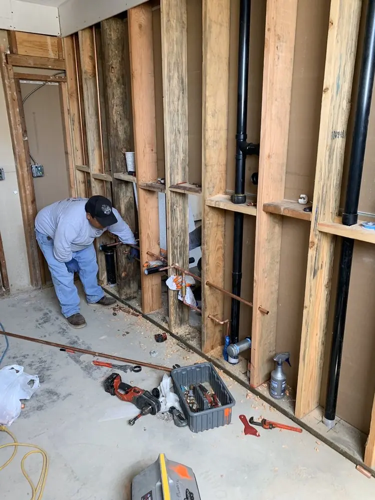 Commercial rough-in plumbing for Trenchless Sewer Repair in Evansville